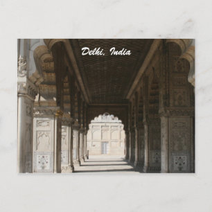 delhi fort marmer briefkaart