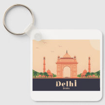 Delhi India Pastel Travel Design