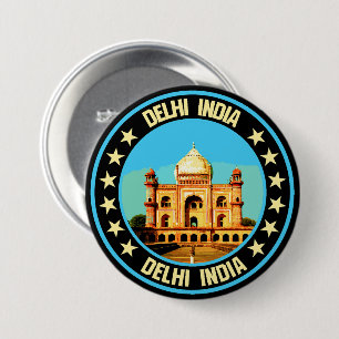 Delhi Ronde Button 7,6 Cm