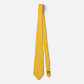 Deli Mustard Jaune Pop De Couleur Cravate De Cou (Devant)