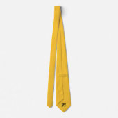 Deli Mustard Jaune Pop De Couleur Cravate De Cou (Dos)