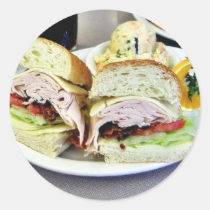 Deli Sandwiches Ronde Sticker