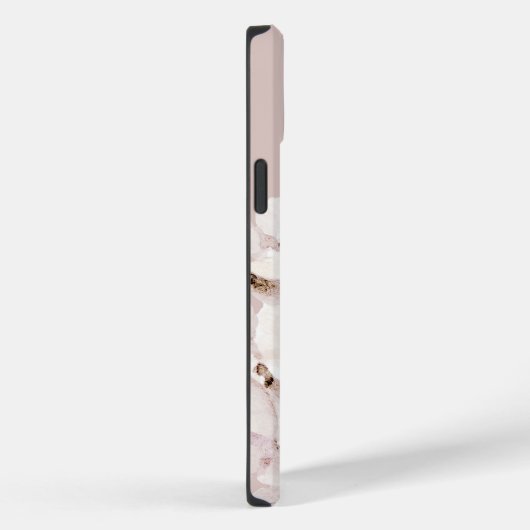 Delicaat Beige Witte Waterverf Bloemen Monogram Case-Mate iPhone Case (Achterkant / Rechts)