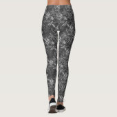 delicaat bladpatroon leggings (Achterkant)
