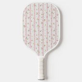 Delicaat bloemmotief pickleball paddle (Voorkant)