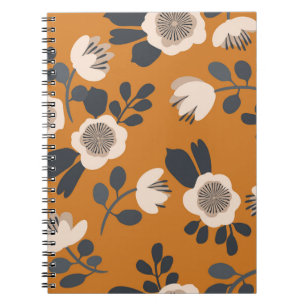 Delicaat Botanisch bloemmotief Notitieboek