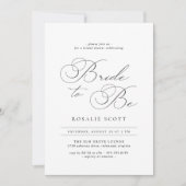 Delicaat script |  Classic Vrijgezellenfeest Kaart (Voorkant)