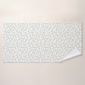 Délicat Chic Cottage Botanique Impression (Serviette de bain)