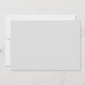 Délicat Corners Floraux Invitations de mariage (Dos)