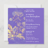 Délicat Floral Invitation à la douche nuptiale (Devant)