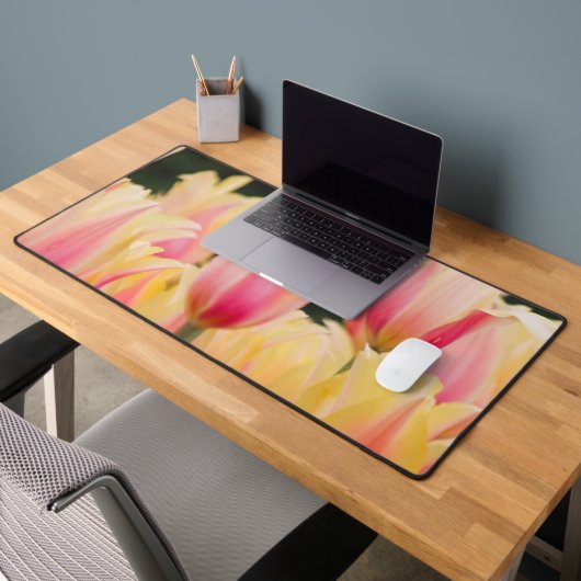 Délicat Mat De Bureau De Pétales Roses (Bureau 2)