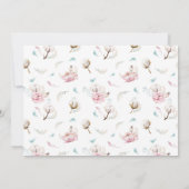 Délicat Merci floral et coton (Dos)