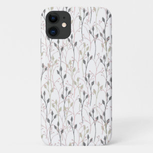 Délicat motif floral dans Coque iphone pastel doux