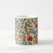 Délicat Mug Fleur Féminine (Centre)