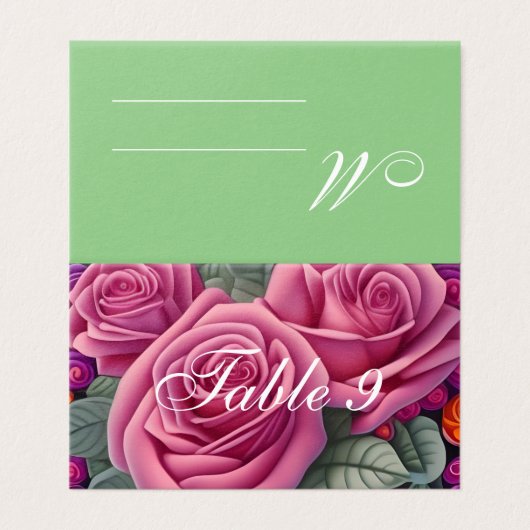 Délicat Pastel Mariage rose (Outside Unfolded)