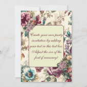 Délicat Pastel Summer Floral Invitation Modèle (Devant)