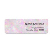 délicat violet arrière - plan étiquettes (Devant)