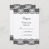 Delicate and Lacy RSVP - champagne (Voorkant / Achterkant)