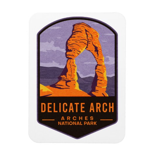 Delicate Arch Arches National Park Magneet (Verticaal)