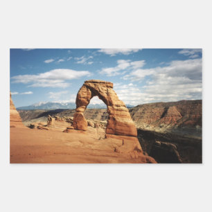 Delicate Arch, Arches National Park, Utah Rechthoekige Sticker