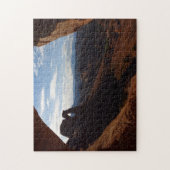 Delicate Arch door Rock Window bij Arches Legpuzzel (Verticaal)