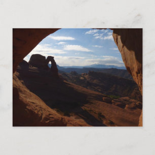 Delicate Arch door Rotsvenster bij Arches Briefkaart