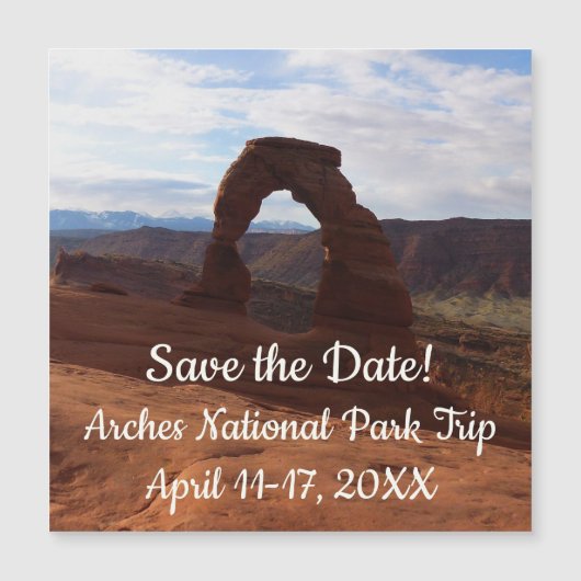 Delicate Arch I in Arches National Park (Voorkant)