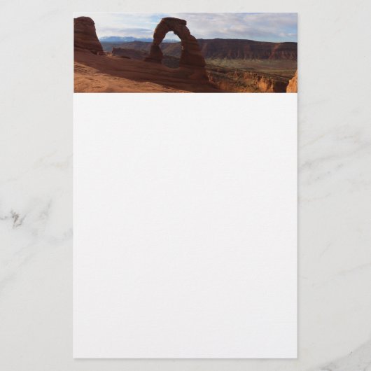 Delicate Arch I in Arches National Park Briefpapier (Voorkant)