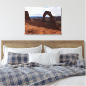 Delicate Arch I in Arches National Park Canvas Afdruk (Insitu (Slaapkamer))