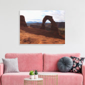 Delicate Arch I in Arches National Park Canvas Afdruk (Insitu (Woonkamer))