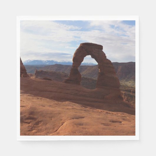 Delicate Arch I in Arches National Park Servetten (Voorkant)