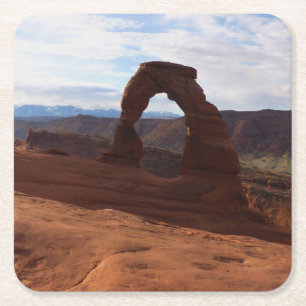 Delicate Arch I in Arches National Park Vierkante Kartonnen Onderzetter