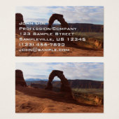 Delicate Arch I in Arches National Park Visitekaartje (Voorkant /achterkant)