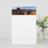 Delicate Arch II in Arches National Park Briefpapier (Staand voorkant)
