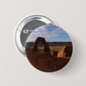 Delicate Arch II in Arches National Park Ronde Button 5,7 Cm (Voorkant /achterkant)