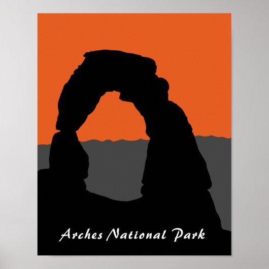 Delicate Arch in Arches National Park - Utah, VS Poster (Voorkant)