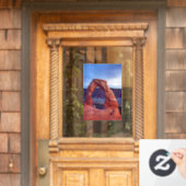 Delicate Arch in Arches National Park - Utah, VS Raamsticker (Huis Deur)