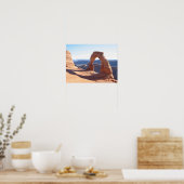 Delicate Arch - Nationaal Park Arches Poster (Keuken)