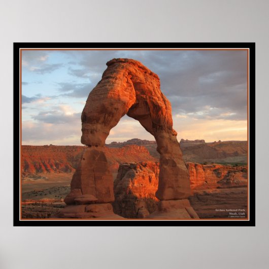 Delicate Arch Poster (Voorkant)