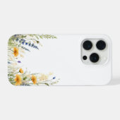 Délicate Beauté : Fleur Sauvage Élancée Et Herbes, (Verso Horizontal)