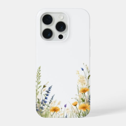 Délicate Beauté : Fleur Sauvage Élancée Et Herbes, (Verso)