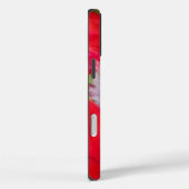 Delicate Beauty | Rode Bloem met Witte Veer Ar Case-Mate iPhone Case (Achterkant / Rechts)