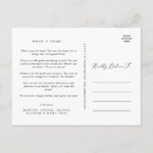 Delicate Blessed 3 fotoserie — nieuwsbrief Feestdagenkaart (Achterkant)