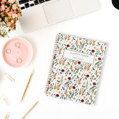 Delicate Bloemen gepersonaliseerd Planner