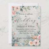 Delicate Bloemen Kaart (Voorkant)