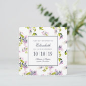 Delicate Bloemenaquarel - Bruidsmeisje Kaart (Staand voorkant)