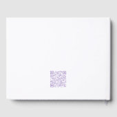 Delicate bloemmotieven  gastenboek (Achterkant)