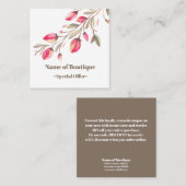 Delicate Bloom Chic Boutique Discount Coupon (Voorkant / Achterkant)