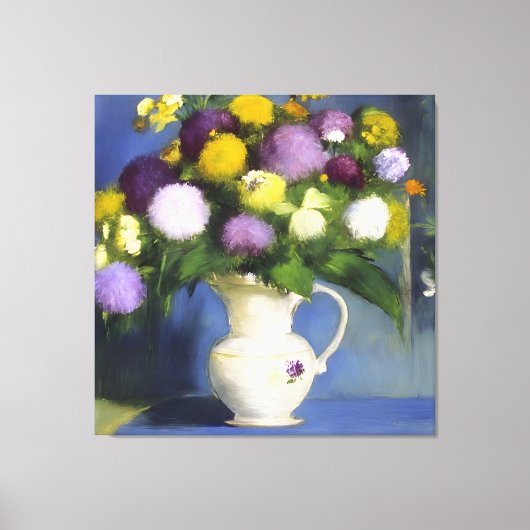 Delicate Blooms Muurdecoratie Canvas Afdruk (Voorkant)