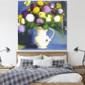 Delicate Blooms Muurdecoratie Canvas Afdruk (Insitu (Slaapkamer))